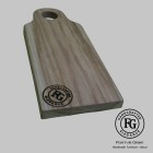 Handcrafted Brown Oak serving board with handle and FG logo branding by Form & Grain
